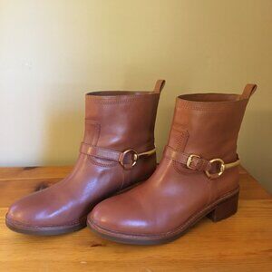 Coach Booties, leather